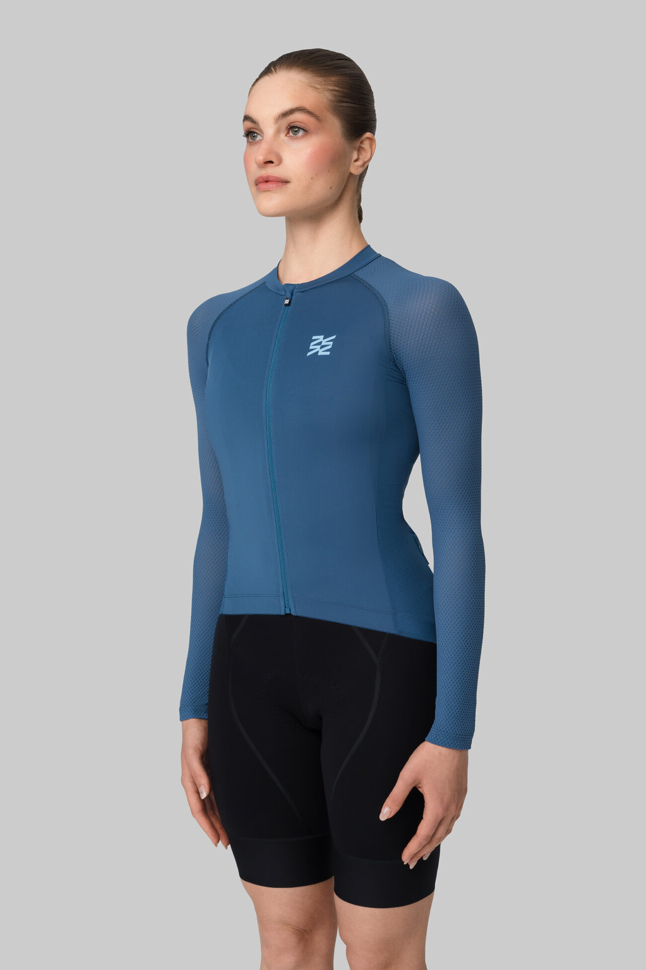 Джерси с длинным рукавом ЭВОЛВ (EVOLVE) Океан женская