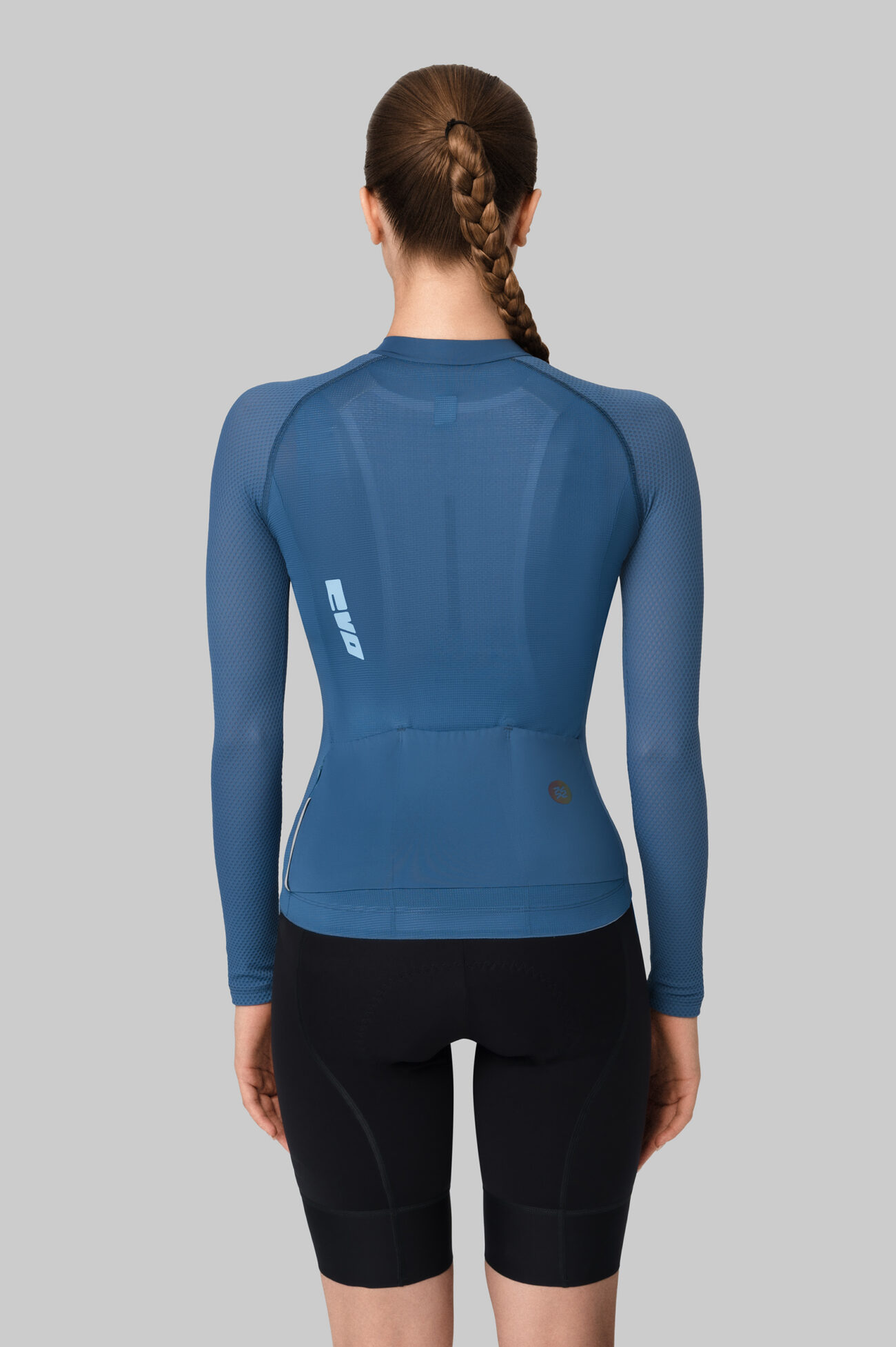 Джерси с длинным рукавом ЭВОЛВ (EVOLVE) Океан женская