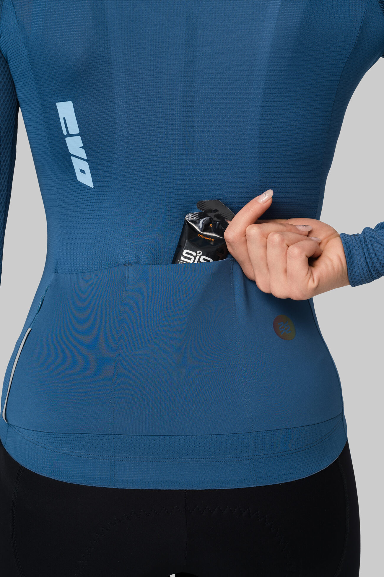 Джерси с длинным рукавом ЭВОЛВ (EVOLVE) Океан женская