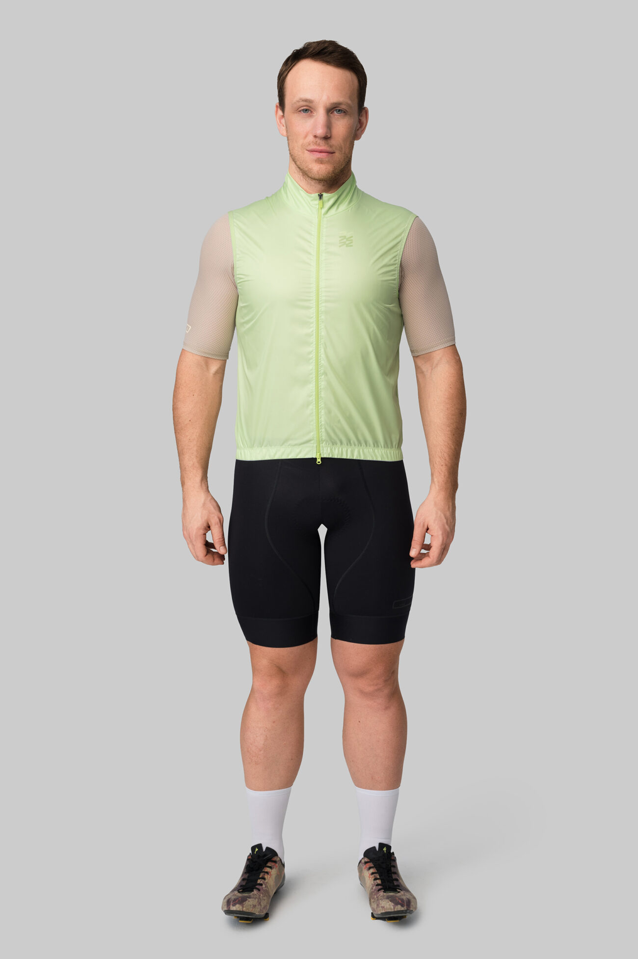 Жилетка ветрозащитная ЭВОЛВ (EVOLVE) Лайм мужская