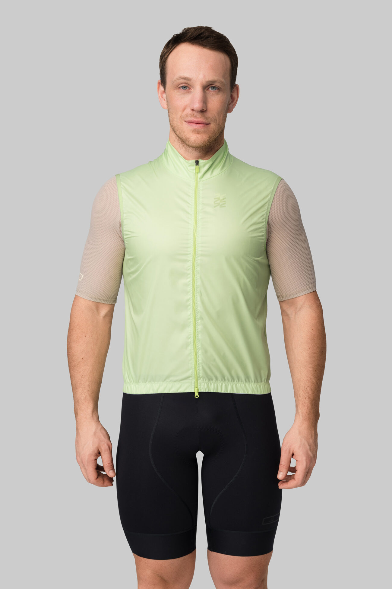 Жилетка ветрозащитная ЭВОЛВ (EVOLVE) Лайм мужская