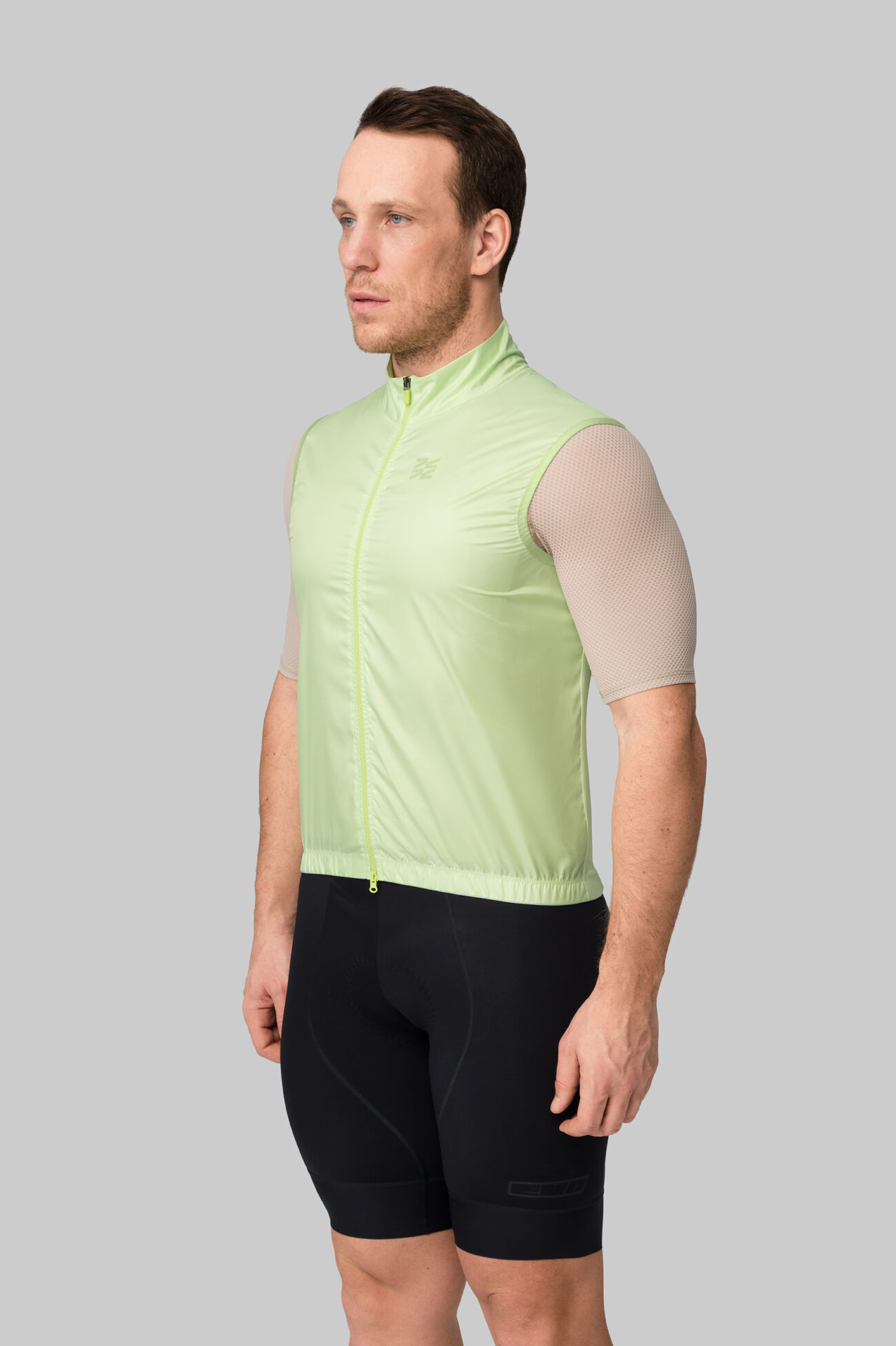 Жилетка ветрозащитная ЭВОЛВ (EVOLVE) Лайм мужская