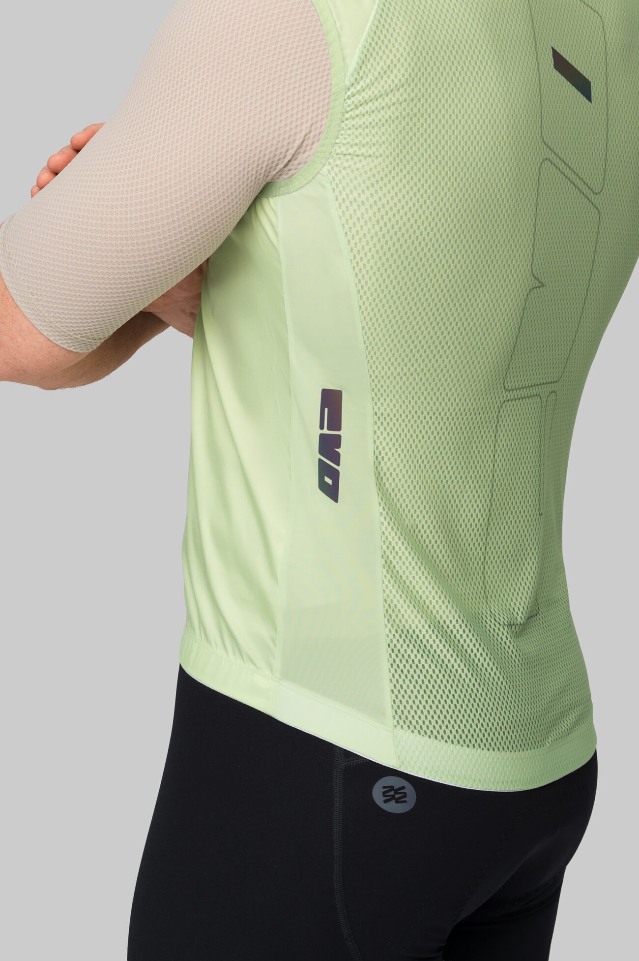 Жилетка ветрозащитная ЭВОЛВ (EVOLVE) Лайм мужская