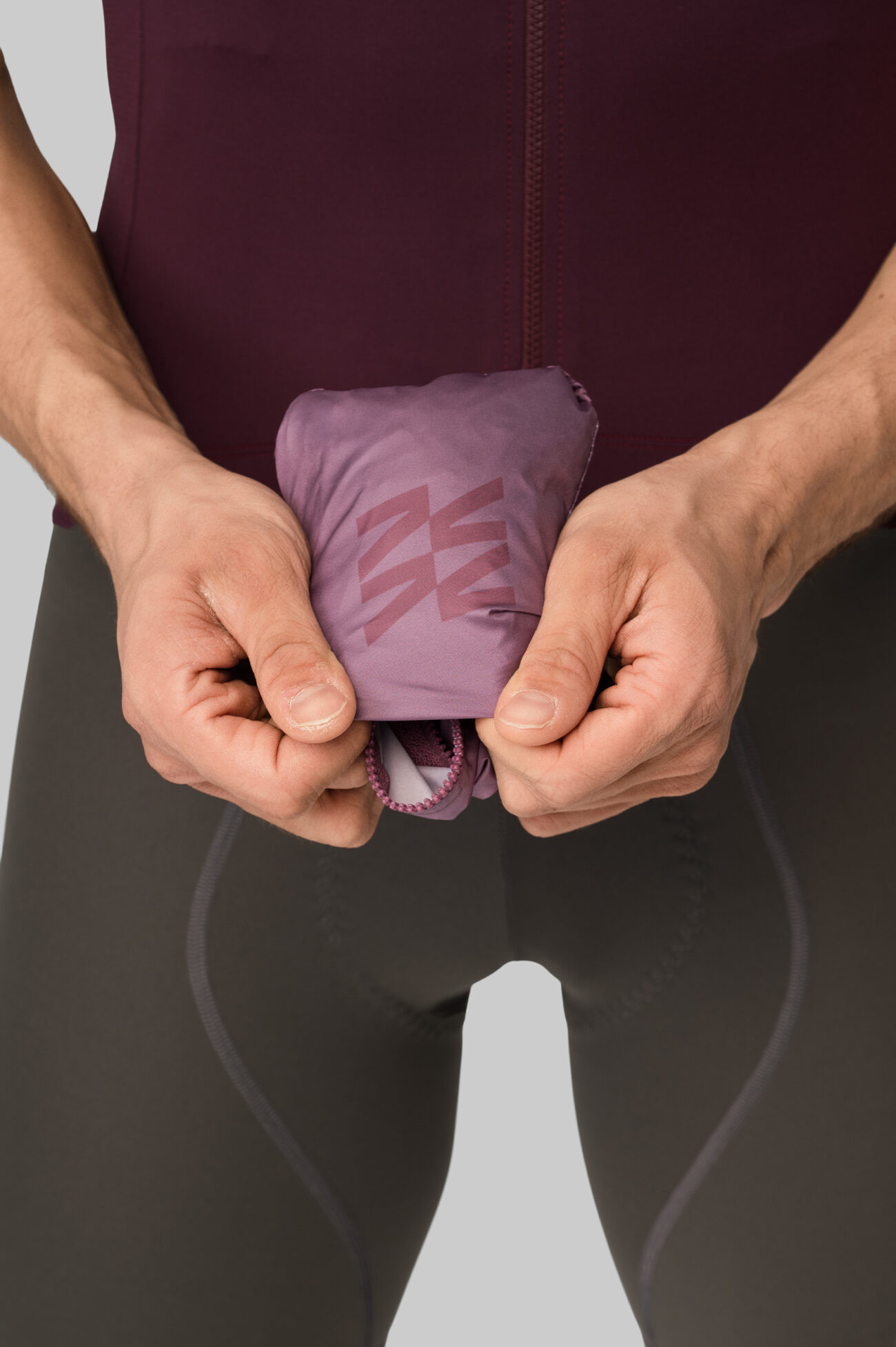 Жилетка ветрозащитная ЭВОЛВ (EVOLVE) Баклажан мужская