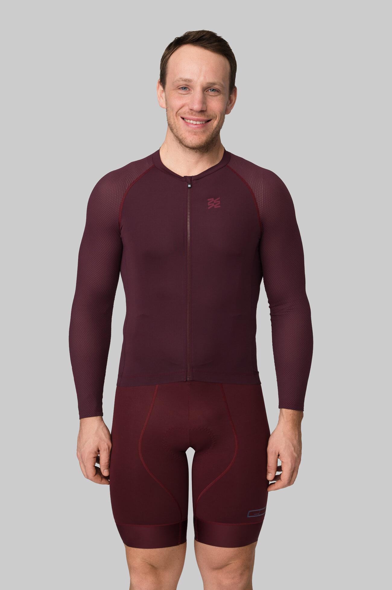 Джерси с длинным рукавом ЭВОЛВ (EVOLVE) Вино мужская