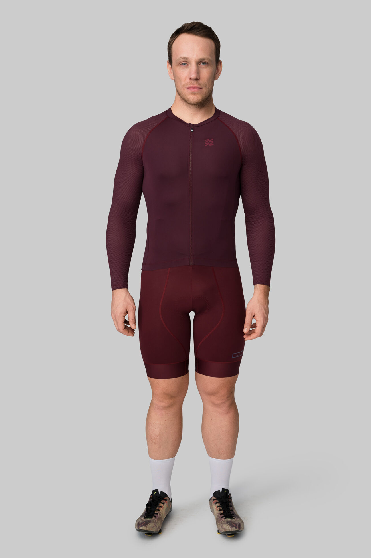 Джерси с длинным рукавом ЭВОЛВ (EVOLVE) Вино мужская