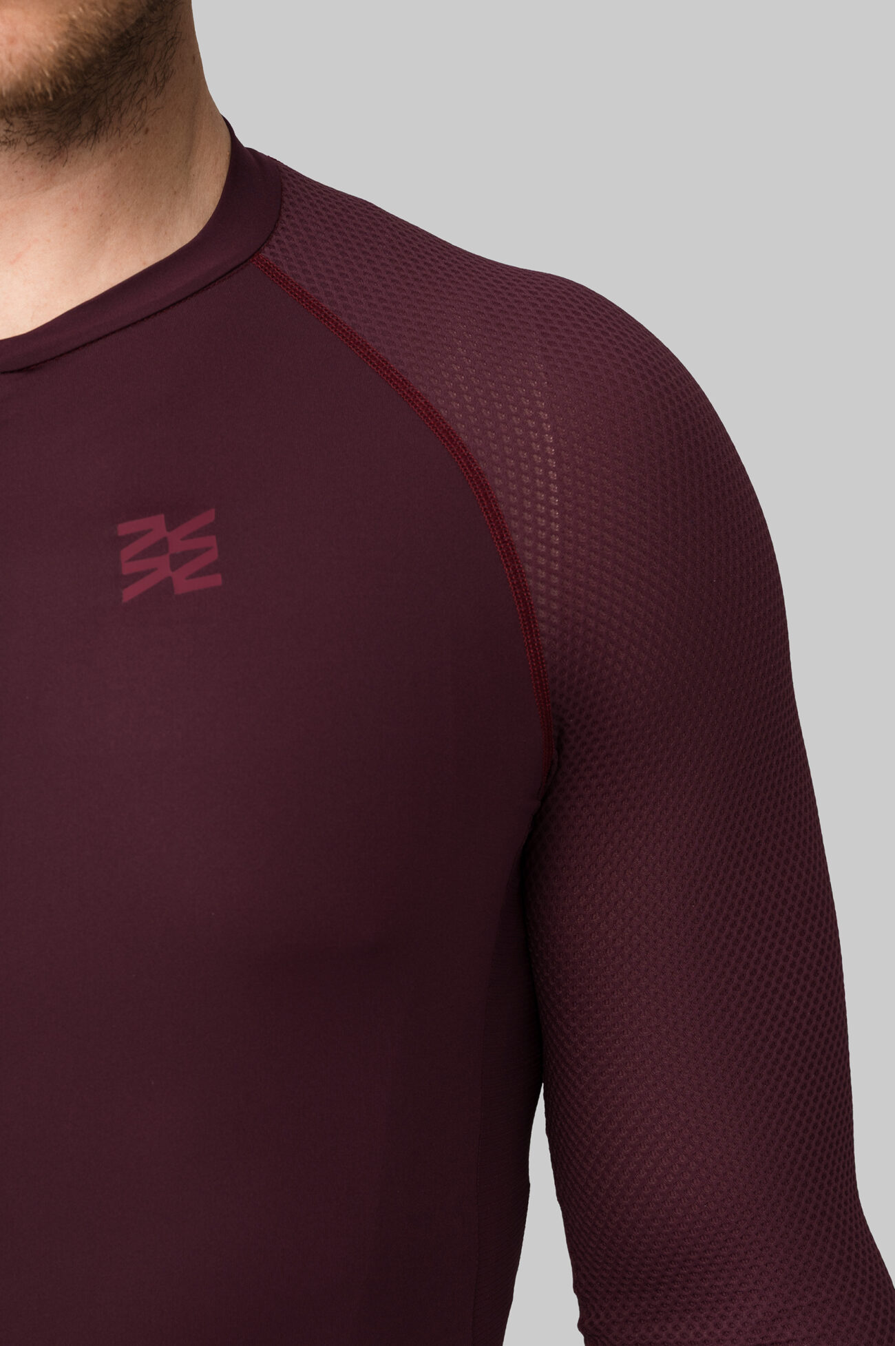 Джерси с длинным рукавом ЭВОЛВ (EVOLVE) Вино мужская