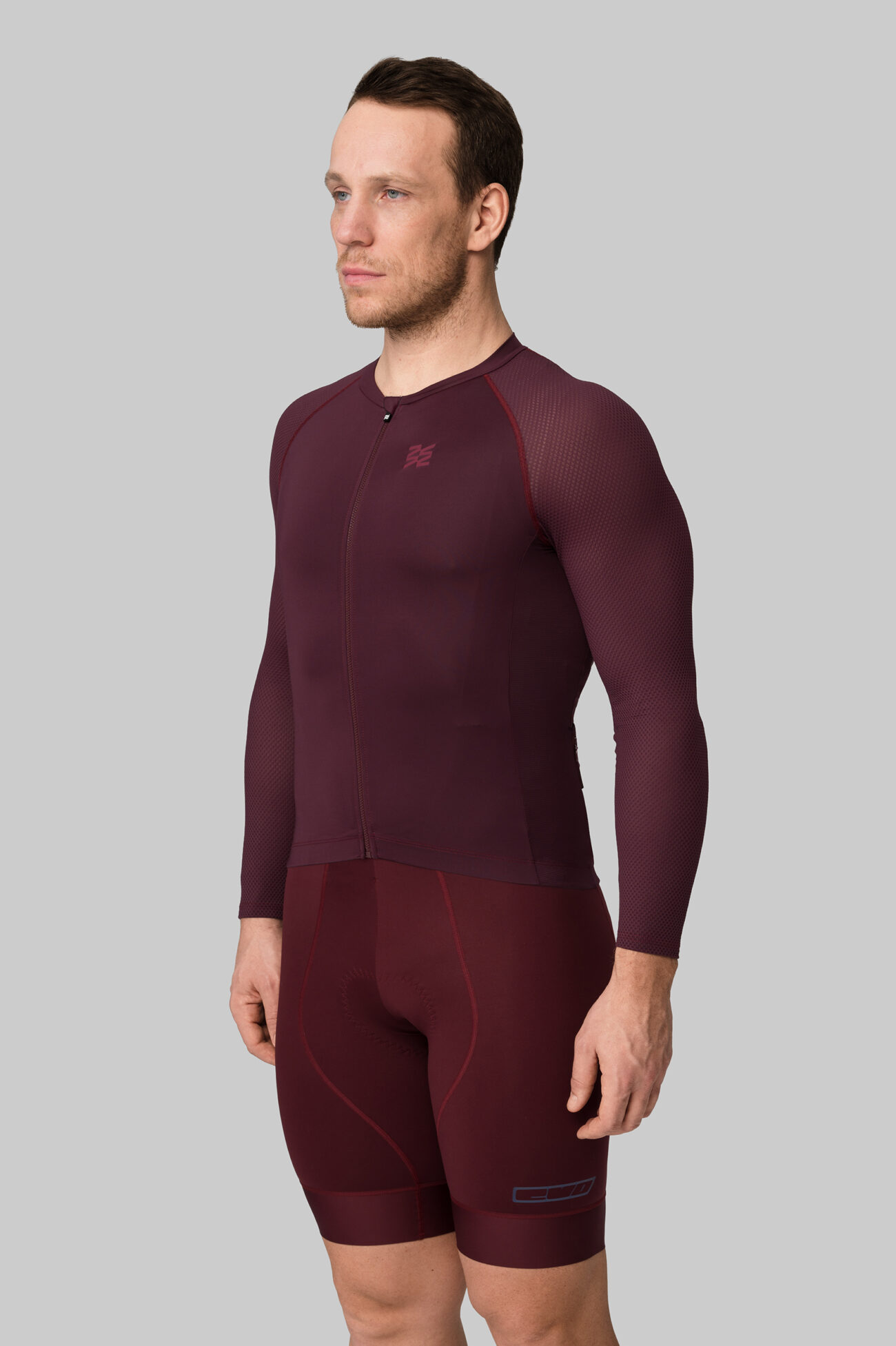 Джерси с длинным рукавом ЭВОЛВ (EVOLVE) Вино мужская