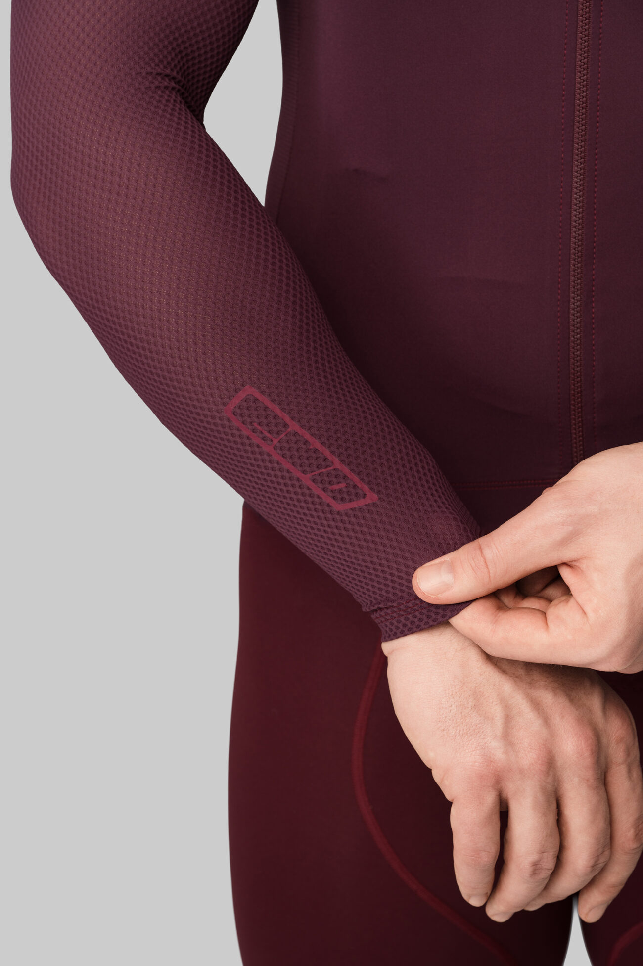 Джерси с длинным рукавом ЭВОЛВ (EVOLVE) Вино мужская