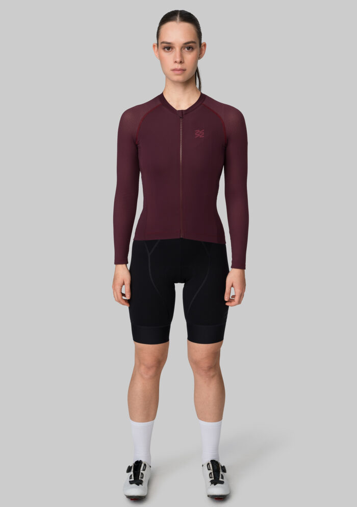 Джерси с длинным рукавом ЭВОЛВ (EVOLVE) Вино женская