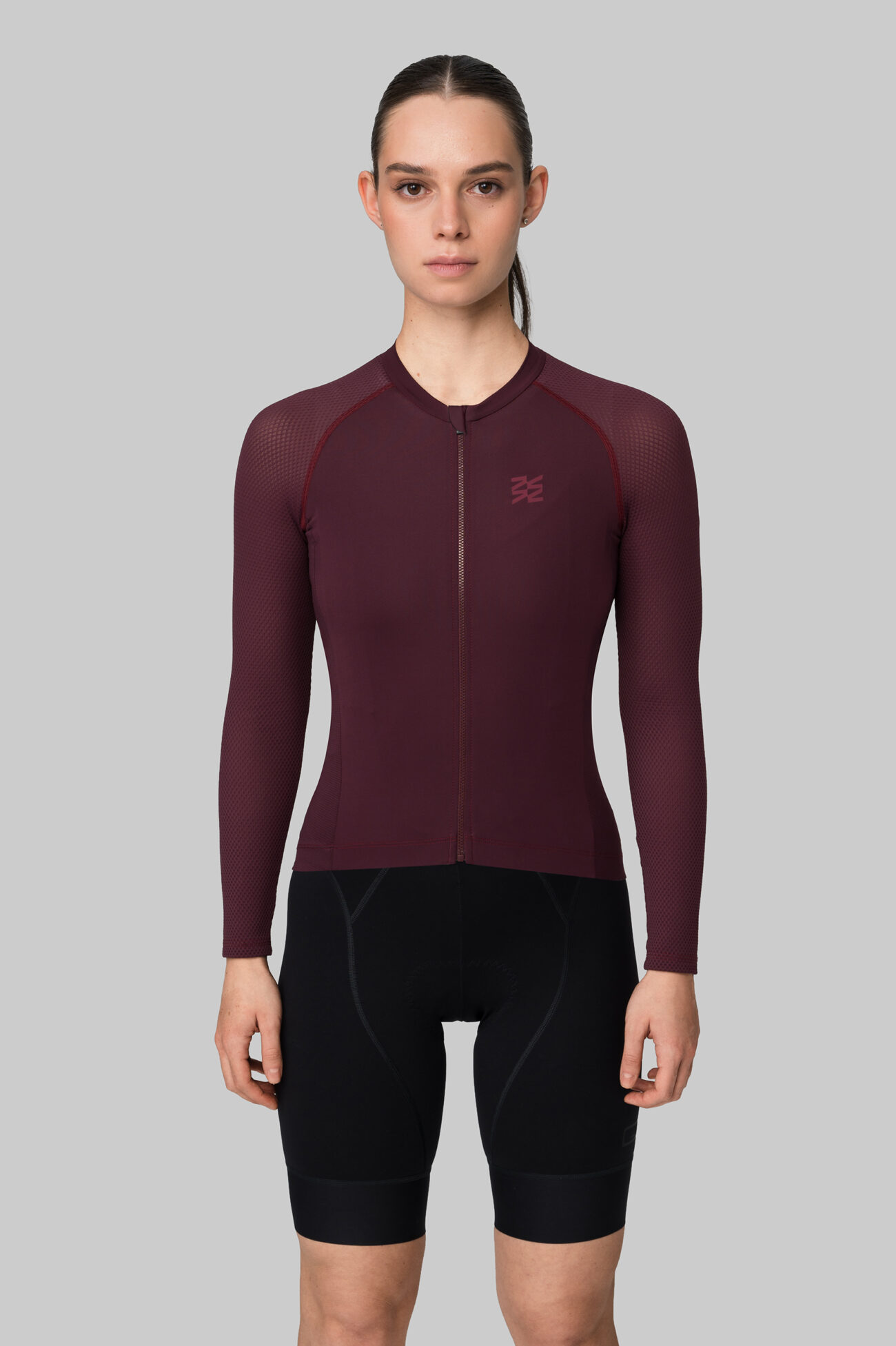 Джерси с длинным рукавом ЭВОЛВ (EVOLVE) Вино женская