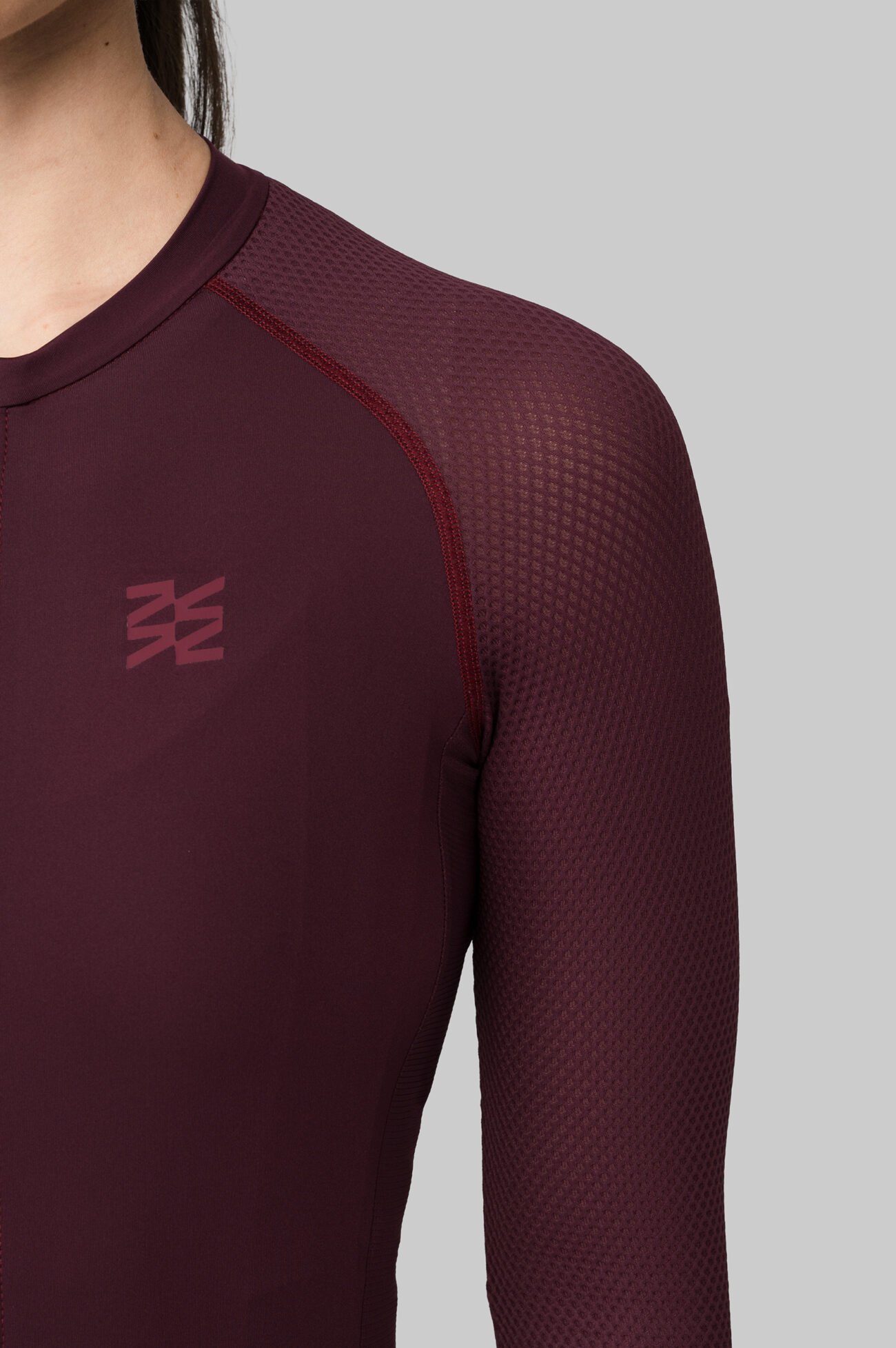Джерси с длинным рукавом ЭВОЛВ (EVOLVE) Вино женская
