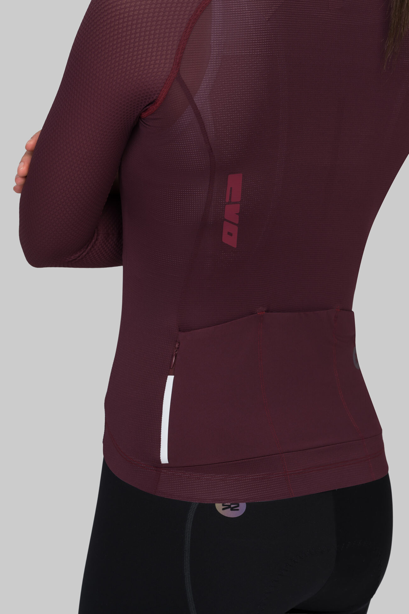 Джерси с длинным рукавом ЭВОЛВ (EVOLVE) Вино женская