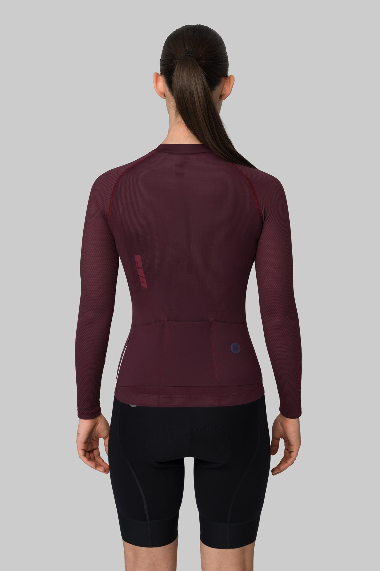 Джерси с длинным рукавом ЭВОЛВ (EVOLVE) Вино женская