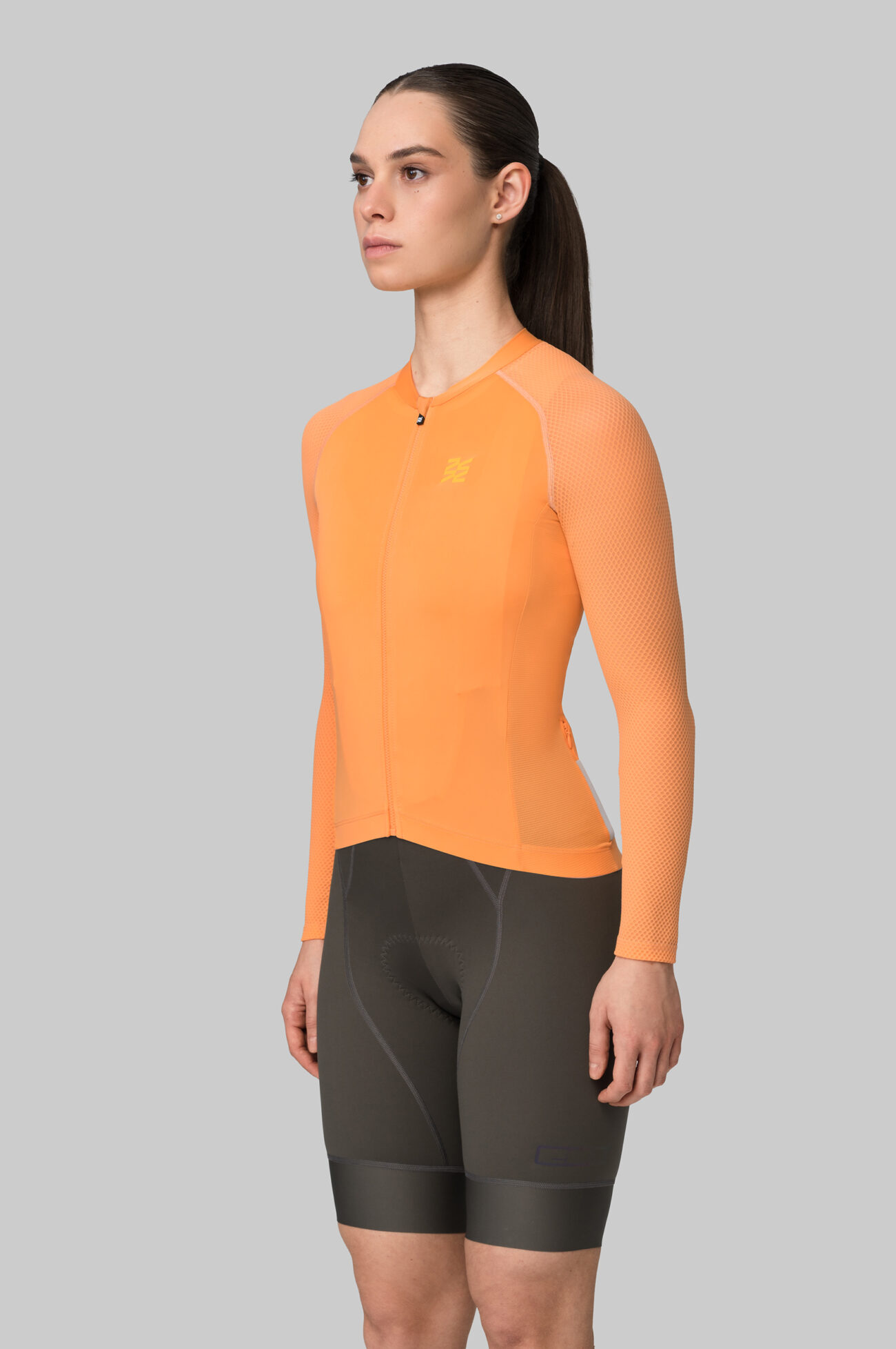 Джерси с длинным рукавом ЭВОЛВ (EVOLVE) Оранж женская