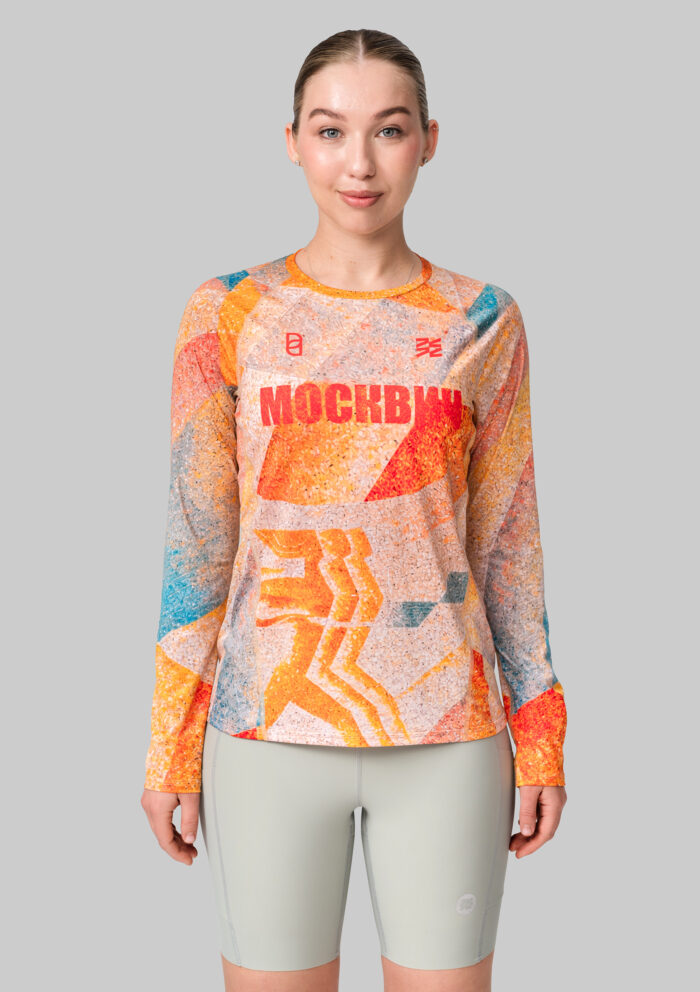 Лонгслив беговой ЭВОЛВ (EVOLVE) Москвич женский