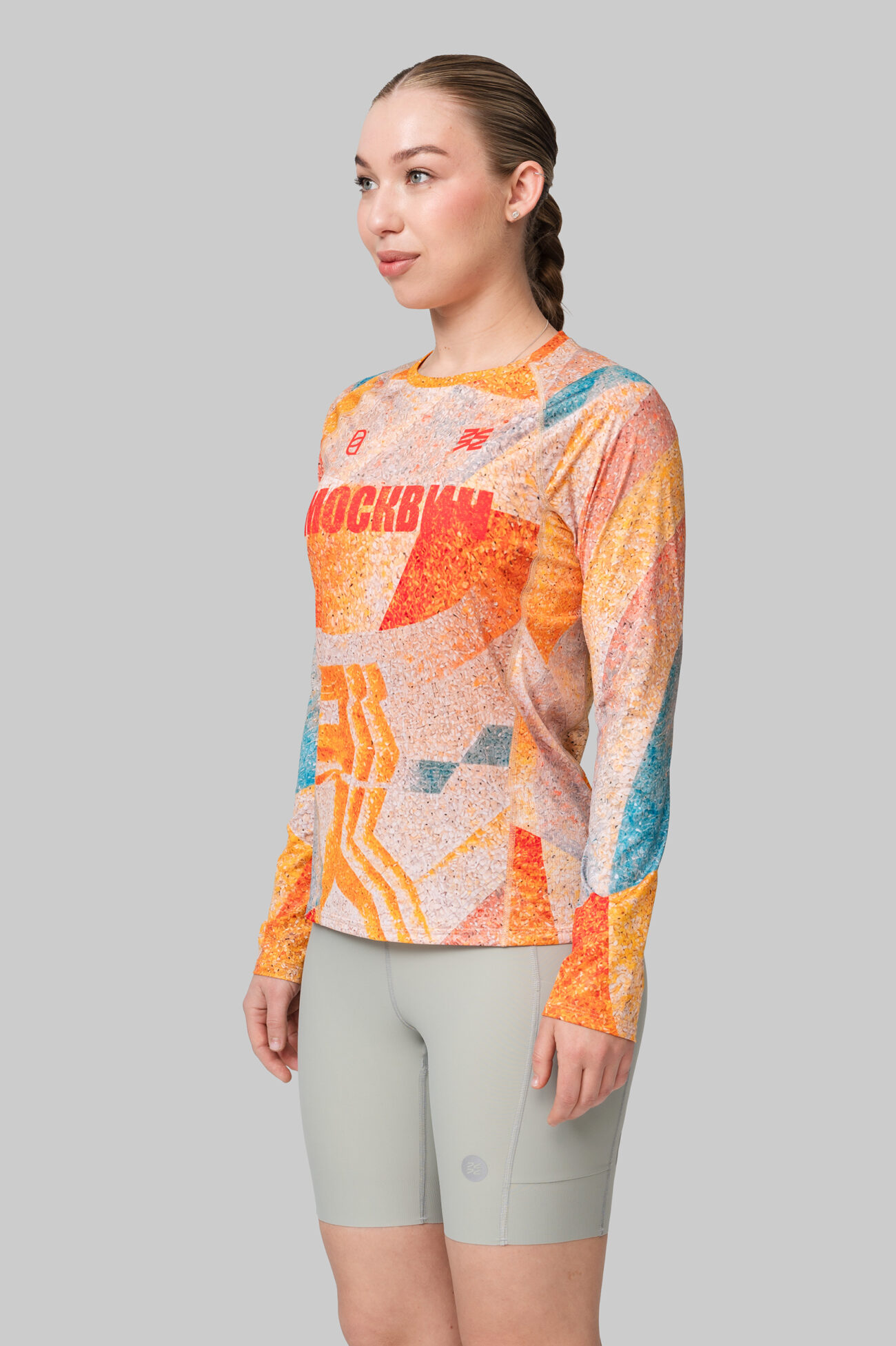 Лонгслив беговой ЭВОЛВ (EVOLVE) Москвич женский