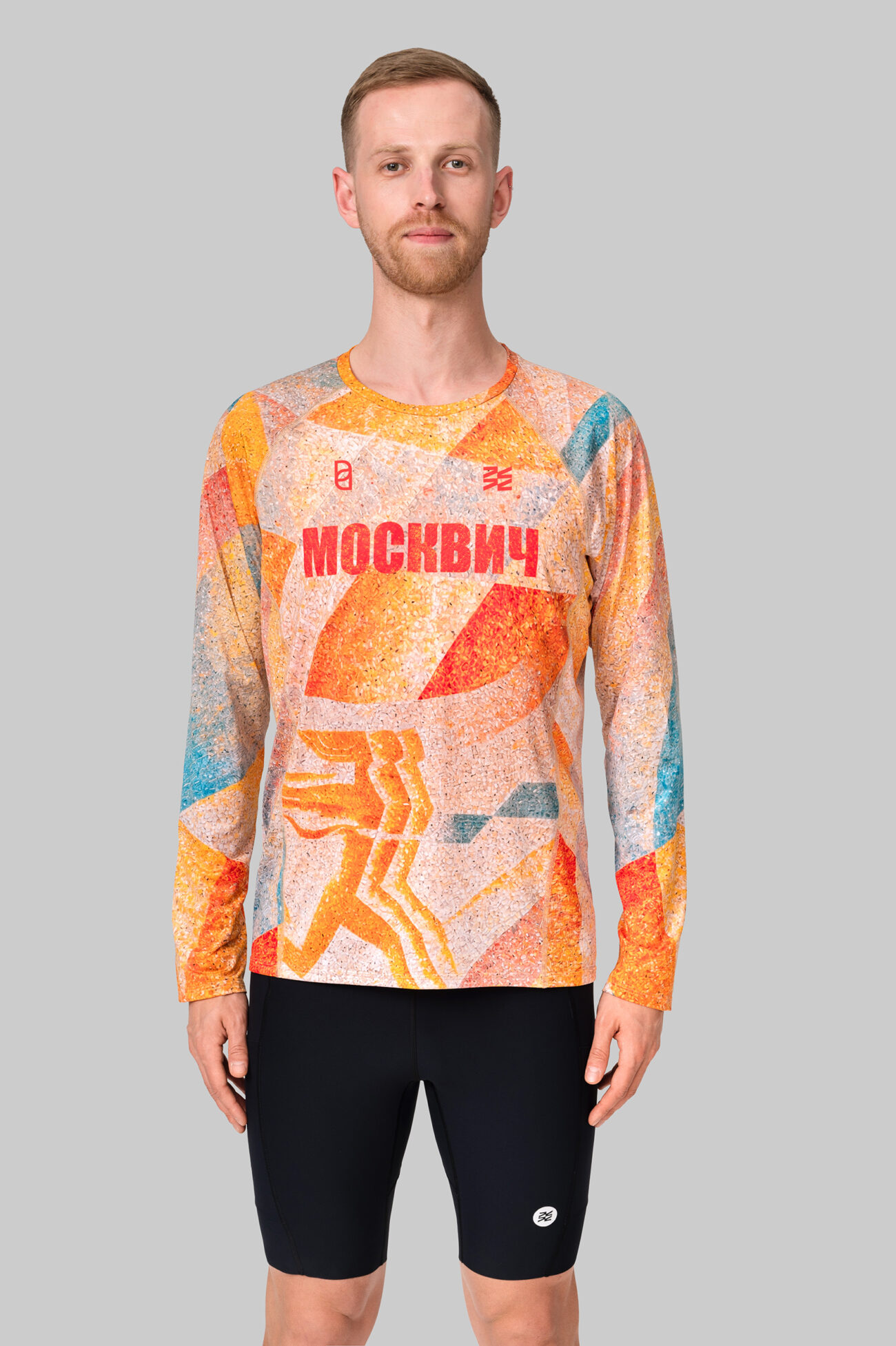 Лонгслив беговой ЭВОЛВ (EVOLVE) Москвич мужской
