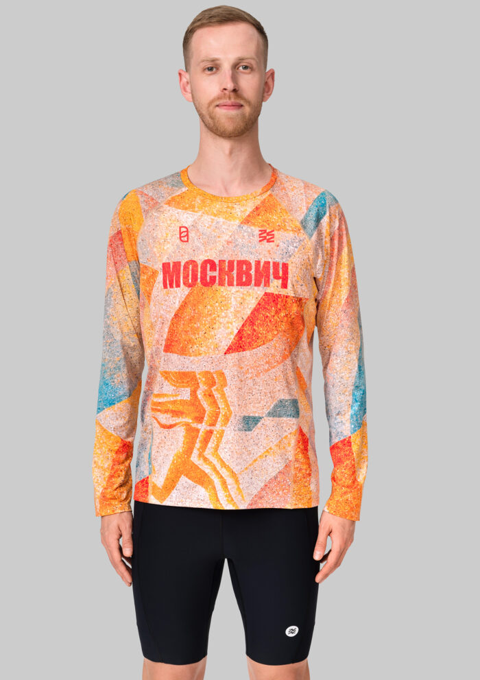 Лонгслив беговой ЭВОЛВ (EVOLVE) Москвич мужской